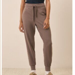 Pact Organic CloudKnit Jogger med, Deep Taupe